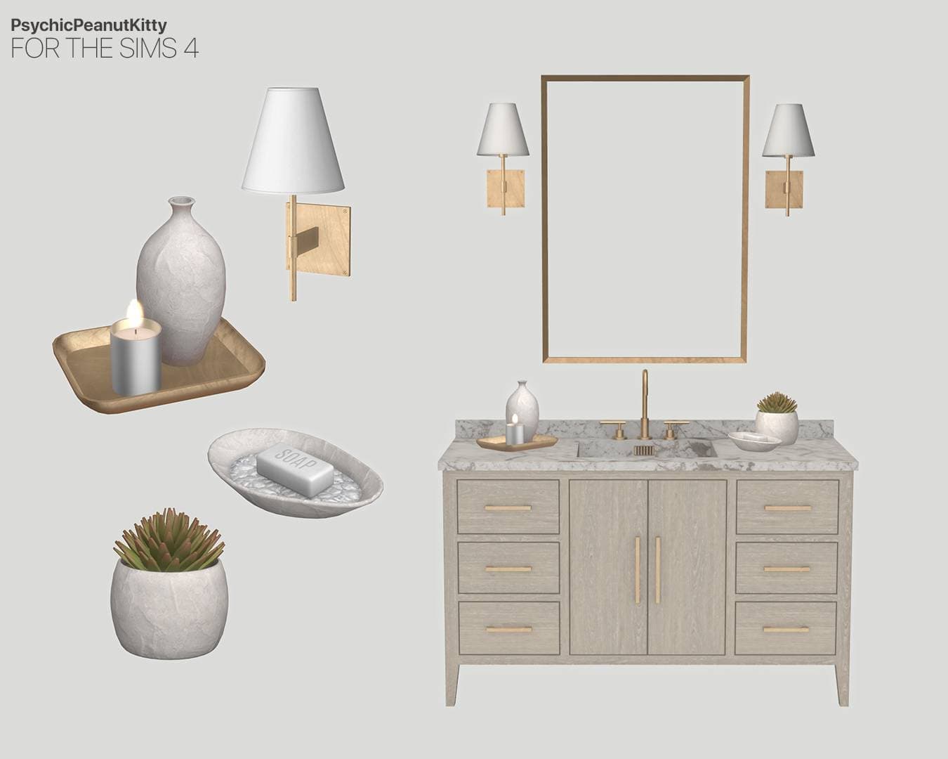 Набор для ванной Bathroom Set June №2